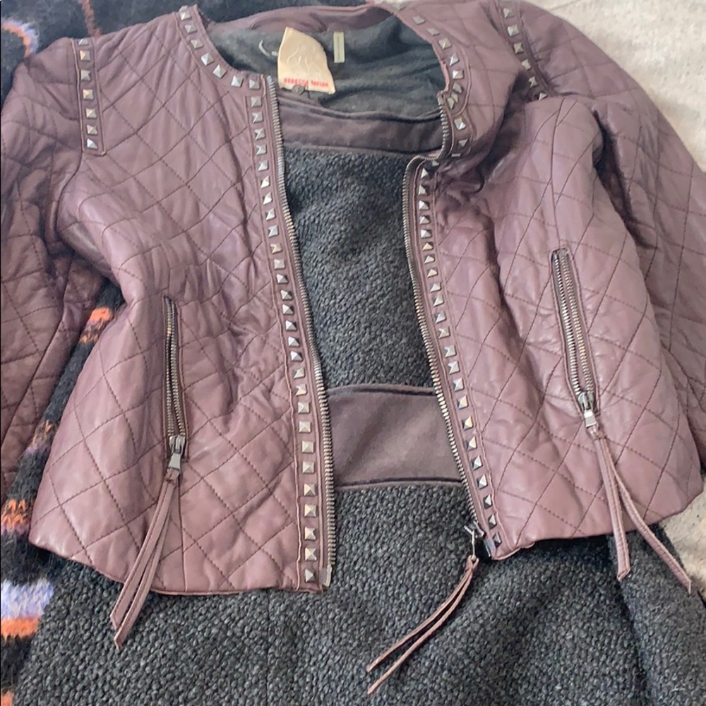 Rebecca Taylor Leather Jacket